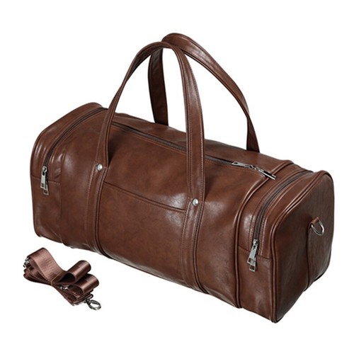 Leather gym sack bag men - leather,